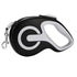 Black 5 Meter Retractable Dog Leash | Ergonomic Anti-Slip Grip | Heavy Duty Nylon Rope for Small to Medium Dogs