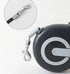 Black 5 Meter Retractable Dog Leash | Ergonomic Anti-Slip Grip | Heavy Duty Nylon Rope for Small to Medium Dogs
