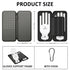 Grey Golf Glove Bag with Dual Glove Support Frame & Hook - Convenient Storage for Tees, Ball Markers and Golf Accessories