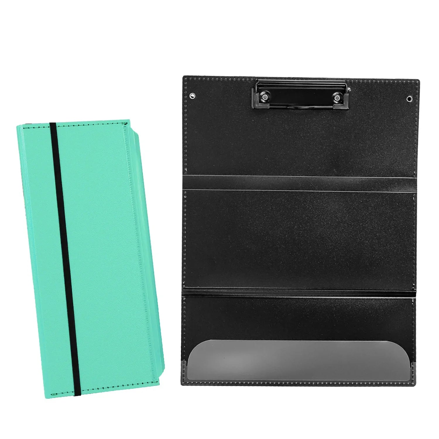 Light Blue Professional Trifold Nursing Clipboard | Foldable A4 Medical Folder for Clinicals | Portable Nursing Student Storage Clipboard