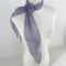 2 Pcs Purple Clover Pattern Rose Flower Thin Scarf – Elegant and Versatile Neck Wrap for Women