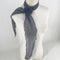 2 Pcs Black Clover Pattern Rose Flower Thin Scarf – Elegant and Versatile Neck Wrap for Women