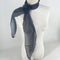 2 Pcs Black Fruit Pattern Rose Flower Thin Scarf – Elegant and Versatile Neck Wrap for Women