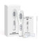 White Smart Scalp Massage Comb with EMS, LED Light Therapy & Vibration – Rechargeable Hair Growth Applicator