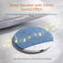 Under Pillow Sleep Speaker - 96 x 12 mm Ultra Thin Design, Type-C Rechargeable White Noise Speaker for Bedtime Relaxation, Home and Travel