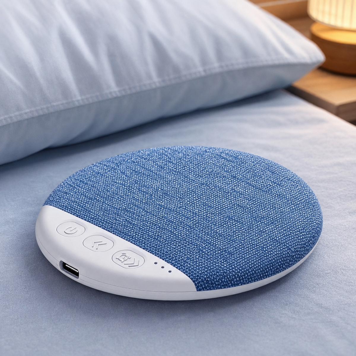 Under Pillow Sleep Speaker - 96 x 12 mm Ultra Thin Design, Type-C Rechargeable White Noise Speaker for Bedtime Relaxation, Home and Travel