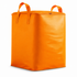 Extra Large Moving Bag 190L Orange Waterproof Storage Bag for Clothes & Bedding
