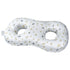 White and Gray Ear Piercing Pillow for Side Sleepers - 55 x 33 x 9 cm Figure 8 Hollow Ear Design, PP Cotton Fill, Machine Washable Ear Clearance and Neck Comfort