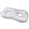 Light Pink Ear Piercing Pillow for Side Sleepers - 55 x 33 x 9 cm Figure 8 Hollow Ear Design, PP Cotton Fill, Machine Washable Ear Clearance and Neck Comfort