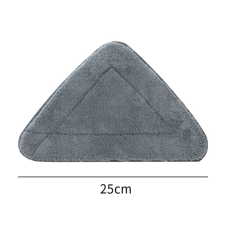 Adjustable Triangle Cleaning Mop 150cm Long Handle Window Squeegee Wall Washer Rotatable Head for Ceilings High Corners Wet Dry Use with 2 Microfibre Pads