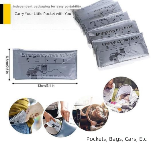 20-Pack Emergency Portable Urine Bags – 700ml Leak-Proof Disposable Toilet for Car, Travel & Outdoor