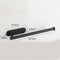 Black Stainless Steel Kitchen Paper Holder with Adhesive Mounting – Under Cabinet Tissue Roll Rack for Paper Towels, Toilet Paper or Plastic Wrap