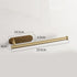 Gold Stainless Steel Kitchen Paper Holder with Adhesive Mounting – Under Cabinet Tissue Roll Rack for Paper Towels, Toilet Paper or Plastic Wrap