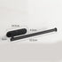 Stainless Steel Kitchen Paper Holder Set of 3 with Adhesive Mounting – Under Cabinet Tissue Roll Rack for Paper Towels, Toilet Paper or Plastic Wrap