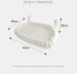Grey Plush Cat Window Hammock with Strong Suction Cups, Faux Rabbit Fur Pet Bed for Cats and Small Dogs, Space-Saving Foldable Hanging Cat Perch for Sunbathing and Relaxation