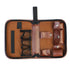 Brown Premium PU Leather Golf Accessory Organizer - Professional Golf Tool Kit Empty Pouch