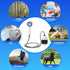 Portable Camping Shower USB Rechargeable Electric Pump 3 Spray 1.5m Hose White