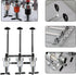 Professional Wall-Mounted Alcohol Tot Dispenser (2 Head) - Heavy Duty Adjustable Metal Wine Rack Decor with Spring-Loaded Bottle Holder