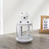 White European Style Star Cutout Metal Candle Lantern - Handcrafted Iron & Glass Decorative Lamp for Christmas, Home, Wedding, Party Easy to carry - Perfect for Living Room, Bedroom, Study