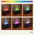 Black casing 3D Flame Effect Aroma Diffuser and Humidifier - Desktop Fireplace Design with Realistic LED Fire, 7-Color Mood Lighting, and Silent Ultrasonic Mist - Ideal for Bedroom, Living Room, Office, and Yoga Spaces - Includes Timer and Auto Shut-Off