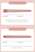 Red 5-Piece Compact Makeup Brush Set with Mirror - Synthetic Fibre Travel Case with Foundation, Powder & Blush Brushes - Portable Beauty Tool Kit for On-the-Go Touch-Ups