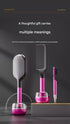 Black 3-Piece Gift Box Set Premium ABS Hair Care Gift Set with Cushion Paddle Brush, Detangling Comb, Cleaning Brush & Stand - Elegant Mother’s Day or Couple’s Gift for Daily Styling and Scalp Comfort