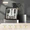 Black 5-Piece Gift Box Set Premium ABS Hair Care Gift Set with Cushion Paddle Brush, Detangling Comb, Cleaning Brush & Stand - Elegant Mother’s Day or Couple’s Gift for Daily Styling and Scalp Comfort
