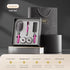Rose Red 5-Piece Gift Box Set Premium ABS Hair Care Gift Set with Cushion Paddle Brush, Detangling Comb, Cleaning Brush & Stand - Elegant Mother’s Day or Couple’s Gift for Daily Styling and Scalp Comfort