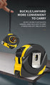 7.5M Heavy Duty Steel Tape Measure -  Metric & Imperial Dual Scale - High Carbon Steel Blade, Anti-Slip ABS+TPR Casing, Push-Button Lock, Wear-Resistant for Construction & DIY