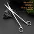 Silver Stainless Steel Aquarium Cleaning Tool Kit - 5 Piece Fish Tank Maintenance Set with Tweezers Scissors Algae Scraper Spatula