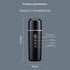 Black Portable Car Electric Kettle 12V/24V Universal USB Travel Water Boiler 500ml 316 Stainless Steel Smart Temperature Control