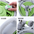 Blue Portable Hose Reel Cart with 14m Hose 7-Pattern Spray Gun Garden Watering System