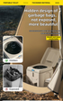 Portable Travel Toilet with Integrated Dual Storage Wings & Odor-Proof Lid – Ergonomic Reusable Foldable Commode with 12.7cm Folding Height for Car Travel & Outdoor Use (Black Green)