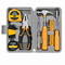 24-Piece Yellow Multifunctional Home Tool Kit for Women - Compact Mini Starter Hardware Set with Hammer, Pliers, Screwdrivers - Portable Household Hand Tools for DIY Assembly & Gift Giving