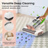 Blue and Gold Wireless UV Mattress Vacuum Cleaner and Handheld Mite Removal Vacuum - Portable Bed Cleaner with 8KPA Strong Suction, Ultrasonic & UV Light Sterilization, 520ML Large Dual Dust Cup, HEPA Filter and LED Display