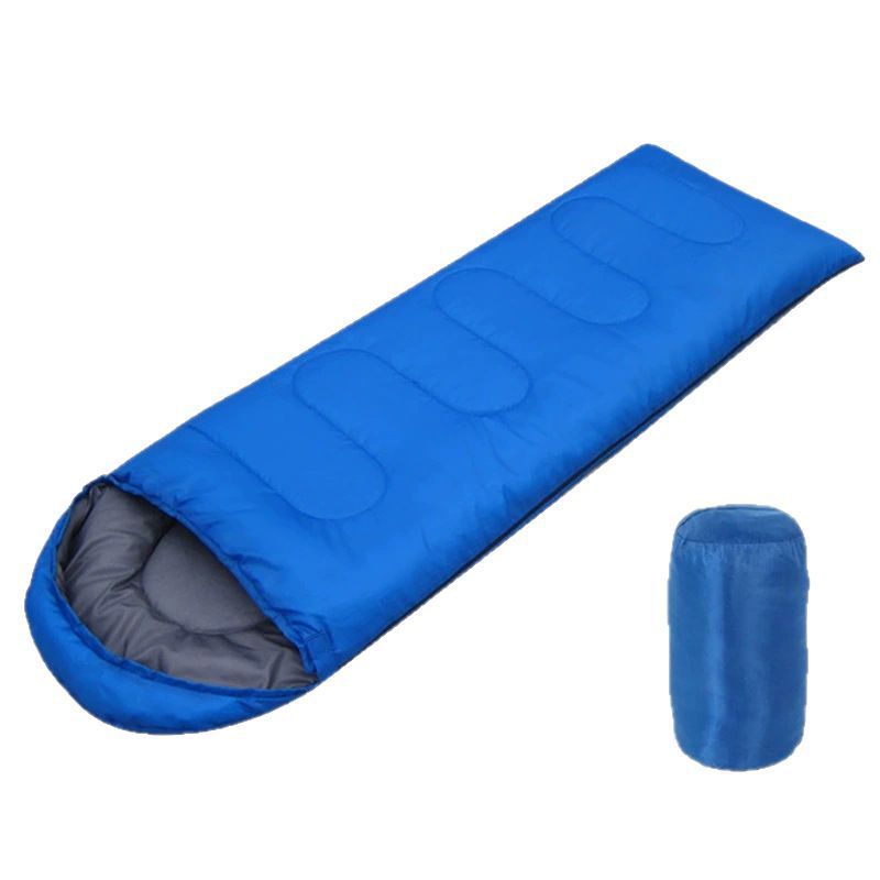 2-in-1 Winter Camping Kit Sleeping Bag & Waterproof Fleece Blanket Set