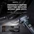 6-in-1 Portable Multifunctional Wireless Car Air Pump – Portable Smart Digital Tyre Inflator with Integrated Window Breaker, Seatbelt Cutter, Power Bank Function, and High-Bright LED SOS Emergency Light