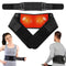 Self Heating Magnetic Therapy Back & Abdomen Compression Brace with 2 Adjustable Elasticity Straps– Breathable Posture Corrector and Lumbar Support Belt for Back Pain Relief, Black L Size