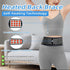 Self Heating Magnetic Therapy Back & Abdomen Compression Brace with 2 Adjustable Elasticity Straps– Breathable Posture Corrector and Lumbar Support Belt for Back Pain Relief, Black L Size