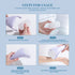 Microbubble Oxygen Hydration Facial Pore Cleanser and Purple Reusable Ice Roller Set with Waste Separation Design, 3 Level Vacumn Suction and 6 Replaceable Heads - Portable Facial Pore Cleaning & Cooling Kit for Home & Travel Skincare