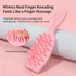 Microbubble Oxygen Hydration Facial Pore Cleanser and Blue Silicone Scalp Massage Scrubber Set with Waste Separation Design, 3 Level Vacumn Suction and 6 Replaceable Heads - Full Body Care Routine for Face Pore Cleaning and Scalp Massage