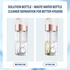 2-in-1 Microbubble Oxygen Hydration Facial Pore Cleaner with Waste Separation Design, 3 Level Suction and 6 Replaceable Heads - Vacumn Pore Cleanser and Microbubble Oxygen Hydration Device for Home & Travel Skincare