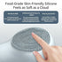Blue 45°C Constant Heating Silicone Facial Cleansing Brush and 3pcs 8-Layer Fine Foaming Nets Set - Electric Sonic Face Scrubber with Dual-Sided Cleaning Surface & 3-Speed Vibration Massage, IPX7 Waterproof Skincare Absorption and Massage Device