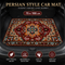 Car Boot Mat 75 x 100cm Persian Floral Style 1 Crystal Velvet Non Slip Liner