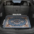 Style 4 Soft Crystal Velvet Waterproof Car Trunk Mat – 75×100cm Retro Floral Persian Cargo Liner with Non Slip Backing, Water Absorbent Quick Dry and Easy to Clean, Universal Auto Protector