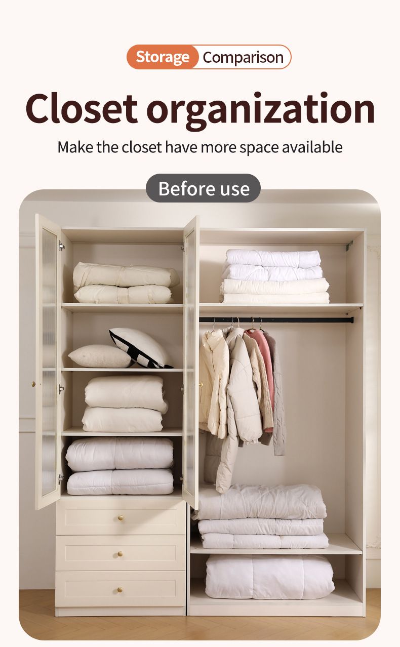 12-Piece Vacuum Storage Bags Set with USB Electric Pump – Thickened PA+PE Space Saving Compression Bags for Clothes, Blankets and Bedding, Leak Resistant Organiser for Home Storage and Travel,  3PCS of S / M / L / XL