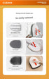 5-piece(Three-section pole+stiff brush+ base plate+fiber cloth+scouring pad) Long Handle Bathroom Floor Scrub Brush  - 180° Rotating Angle, Stainless Steel Pole, Corner Cleaning Design for Tiles, Grout, Bathtub, Shower - Heavy Duty Cleaning Tool
