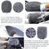 10 Piece Car Cleaning Kit  Set - Microfibre Car Wash Accessories Dust Duster Wheel Brush Detailing Brushes Cleaning Mitt Drying Towel for Vehicle Interior and Exterior Care