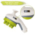 3-piece Pet Grooming Bathing Kit with 2 pack Grey Pet Drying Glove Towel and White Pet Shower Sprayer Brush Set - Coral Fleece Quick Dry Absorbent Cleaning Towel, Water Control Bath Tool for Dogs and Cats