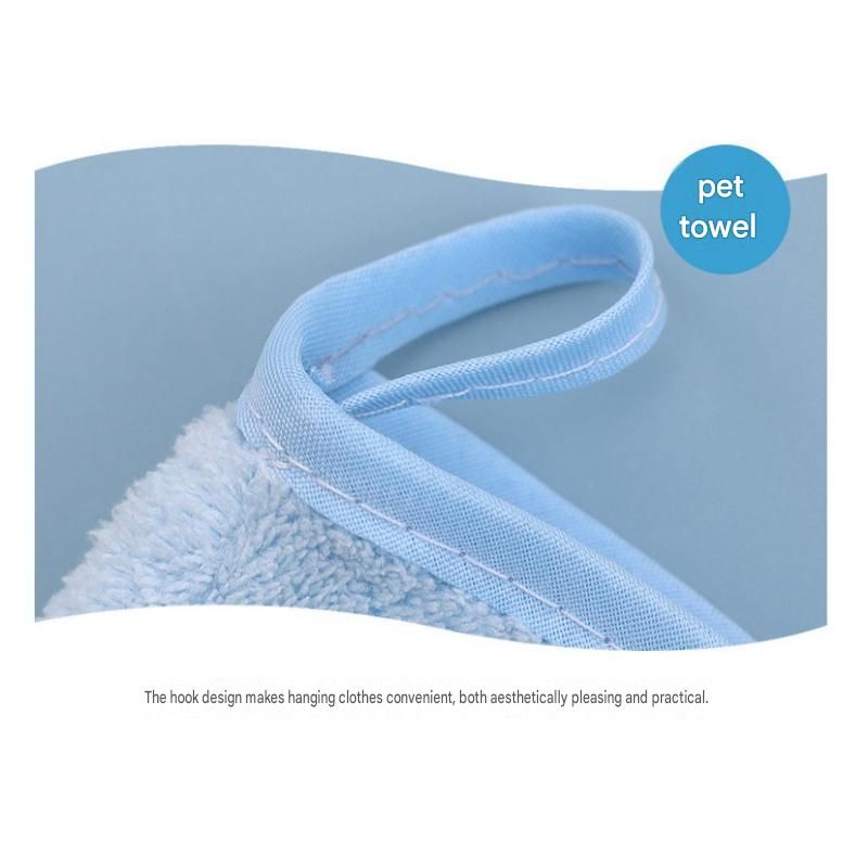 3-piece Pet Grooming Bathing Kit with 2 pack Blue Pet Drying Glove Towel and White Pet Shower Sprayer Brush Set - Coral Fleece Quick Dry Absorbent Cleaning Towel, Water Control Bath Tool for Dogs and Cats